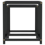 Tea Tables 2 pcs MDF Black - Bargainia.com - 