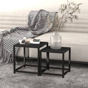 Tea Tables 2 pcs MDF Black - Bargainia.com - 8720286462553 - 331658