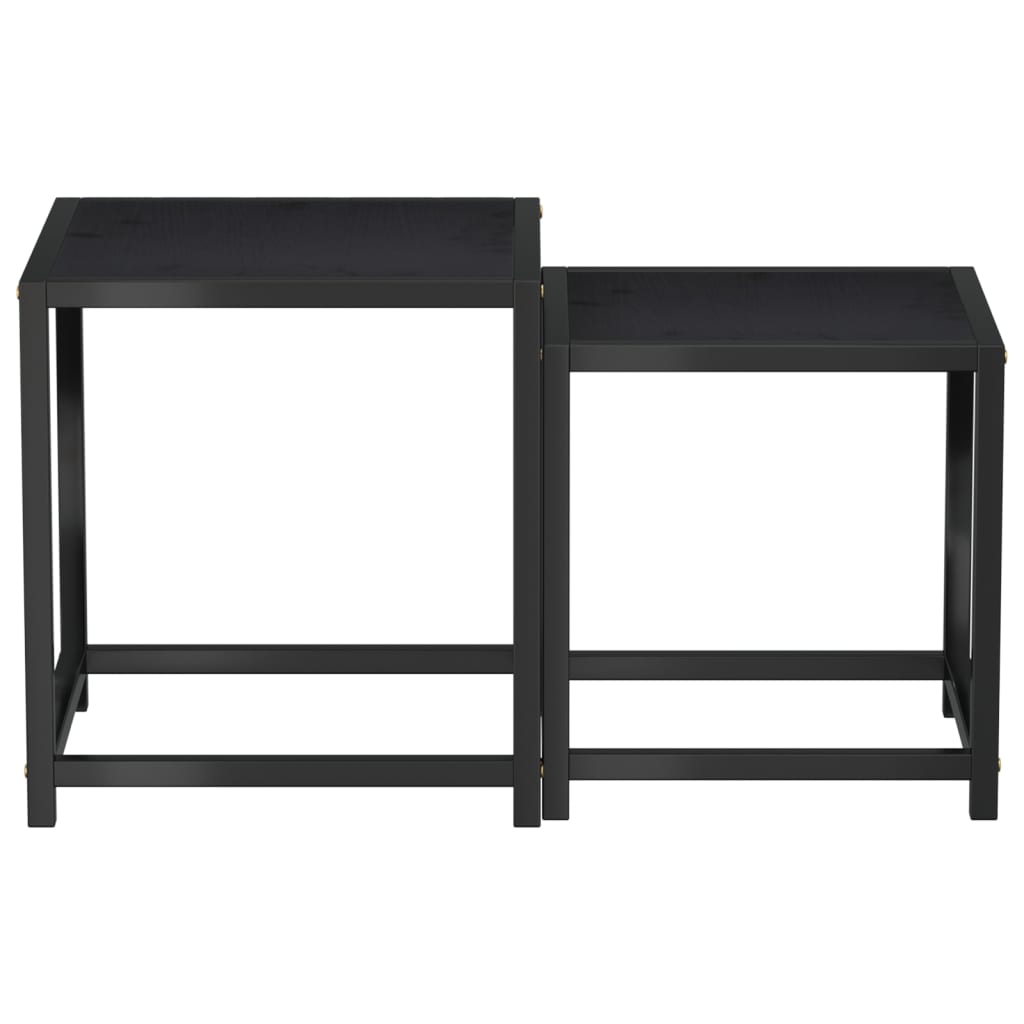 Tea Tables 2 pcs MDF Black - Bargainia.com - 8720286462553 - 331658