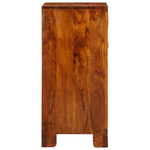 Telephone Stand Honey Brown 40x35x75 cm Solid Wood Acacia - Bargainia.com - 