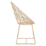 Templar Gold Frame Occasional Chair - Bargainia.com - 5018705387123