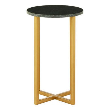 Templar Small Marble And Iron Side Table - Bargainia.com - 5018705445816