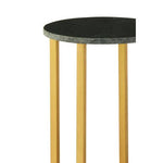 Templar Small Marble And Iron Side Table - Bargainia.com - 5018705445816