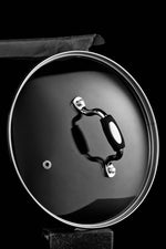 Tenzo 22 cm Stainless Steel Chip Pan with Glass Lid and Wire Basket - Bargainia.com - 5018705691183