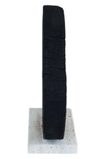 Tibor Black Mango Wood Sculpture With Travertine Base - Bargainia.com - 5063227017614