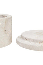 Tibor Travertine Round Trinket Box - Bargainia.com - 5063227011414