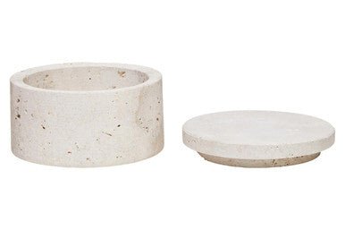 Tibor Travertine Round Trinket Box - Bargainia.com - 5063227011414