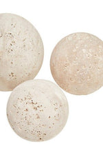 Tibor Travertine Set of 3 Deco Balls - Bargainia.com - 5063227011322
