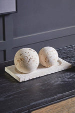 Tibor Travertine Set of 3 Deco Balls - Bargainia.com - 5063227011322