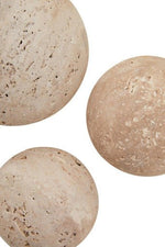 Tibor Travertine Set of 3 Deco Balls - Bargainia.com - 5063227011322