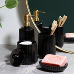 Ticino Brittany Black Glass Soap Dish - Bargainia.com - 5018705420523