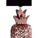 Tiziano Pineapple Copper Ceramic Lamp - Bargainia.com - 5018705366449