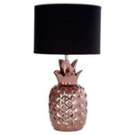 Tiziano Pineapple Copper Ceramic Lamp - Bargainia.com - 5018705366449