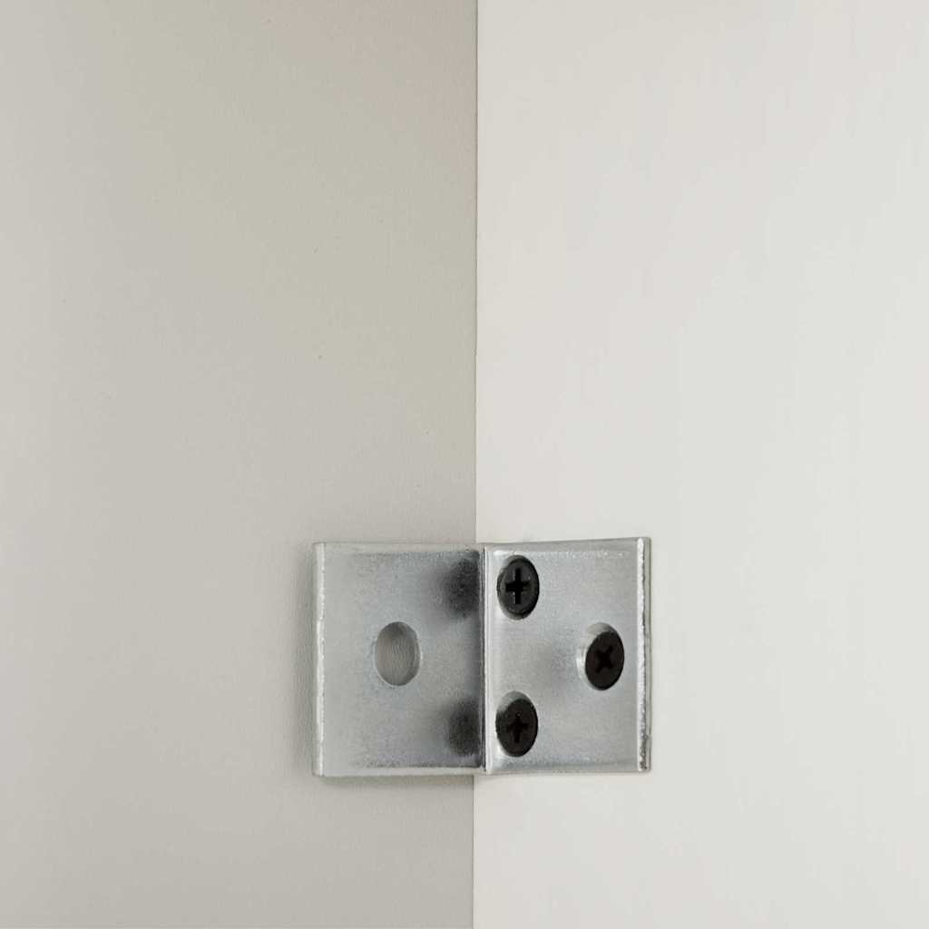 Toilet Cabinet VIGO White 60 x 27 x 161 cm Solid pine wood - Bargainia.com - 