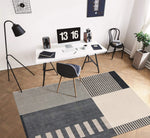 Tokyo Geo Blocks Blue Rug - Bargainia.com - 