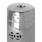 Torcello Complements Silver Finish Table And Stool - Bargainia.com - 5018705343730