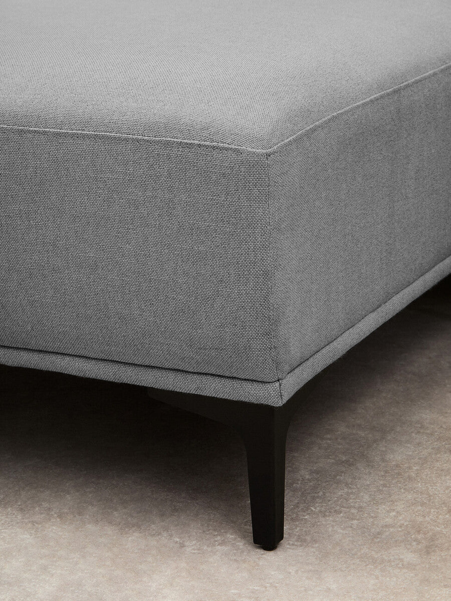 Toulon 3 Seat Grey Fabric Left Chaise Sofa - Bargainia.com - 