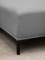 Toulon 3 Seat Grey Fabric Right Chaise Sofa - Bargainia.com - 