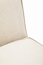 Toulouse Cream Fabric Armless Modular Sofa - Bargainia.com - 