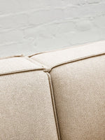 Toulouse Cream Fabric Armless Modular Sofa - Bargainia.com - 