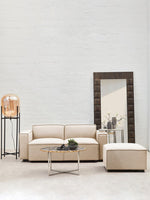 Toulouse Cream Fabric Armless Modular Sofa - Bargainia.com - 