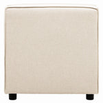 Toulouse Cream Fabric Armless Modular Sofa - Bargainia.com - 