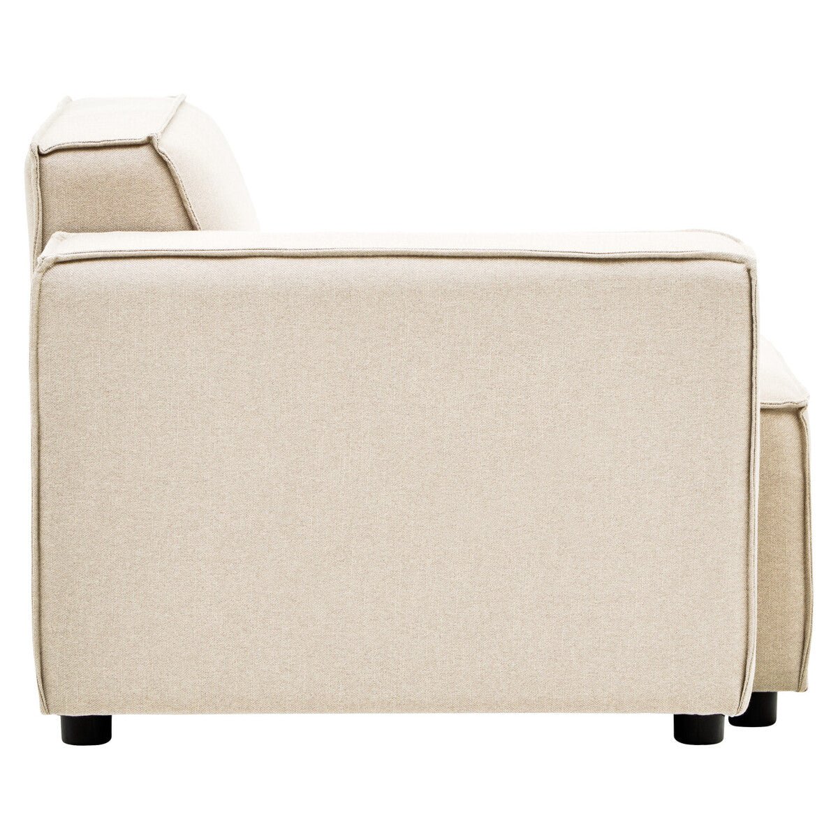 Toulouse Cream Fabric Left Arm Modular Sofa - Bargainia.com - 