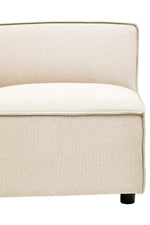 Toulouse Cream Fabric Left Arm Modular Sofa - Bargainia.com - 