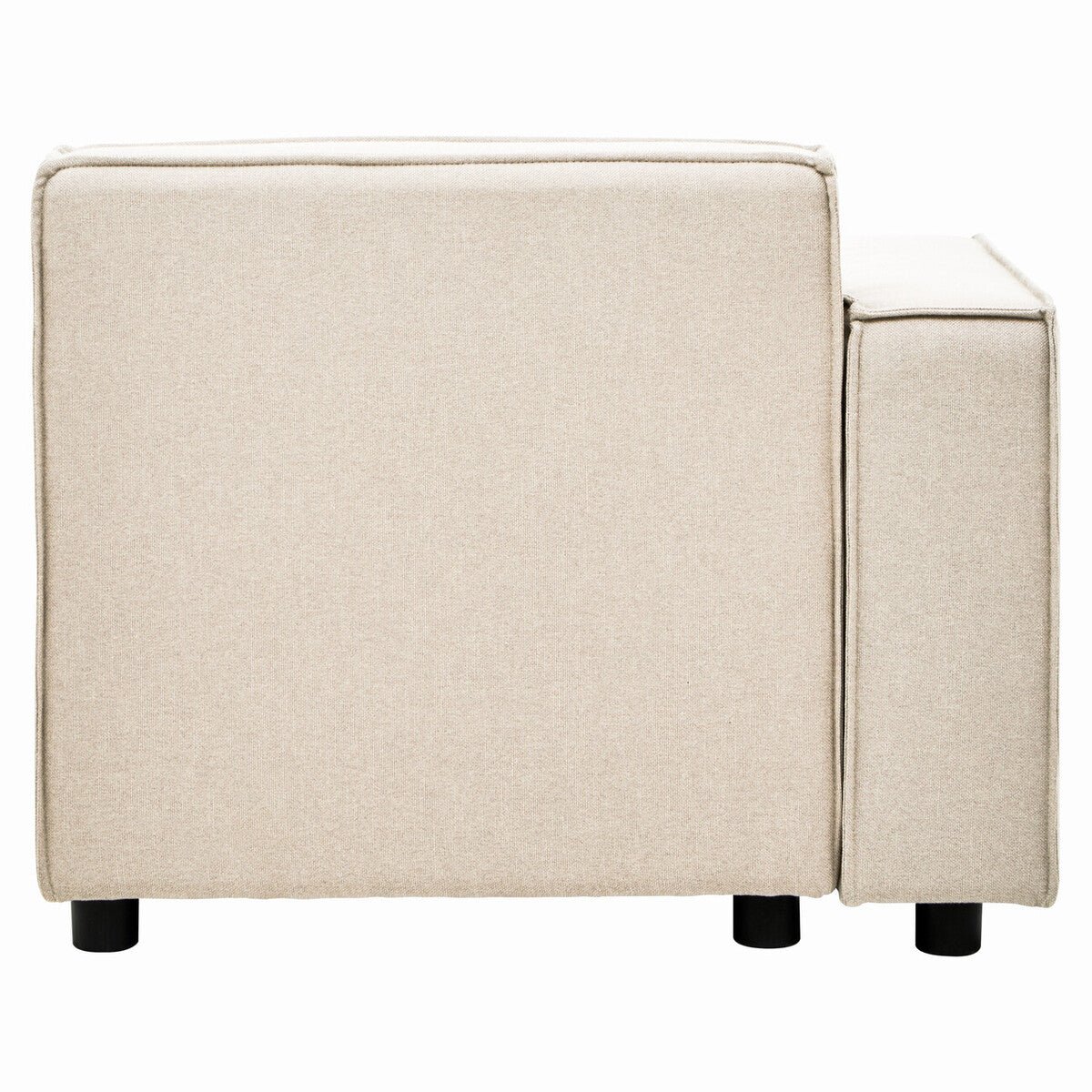 Toulouse Cream Fabric Left Arm Modular Sofa - Bargainia.com - 