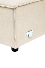 Toulouse Cream Fabric Left Arm Modular Sofa - Bargainia.com - 