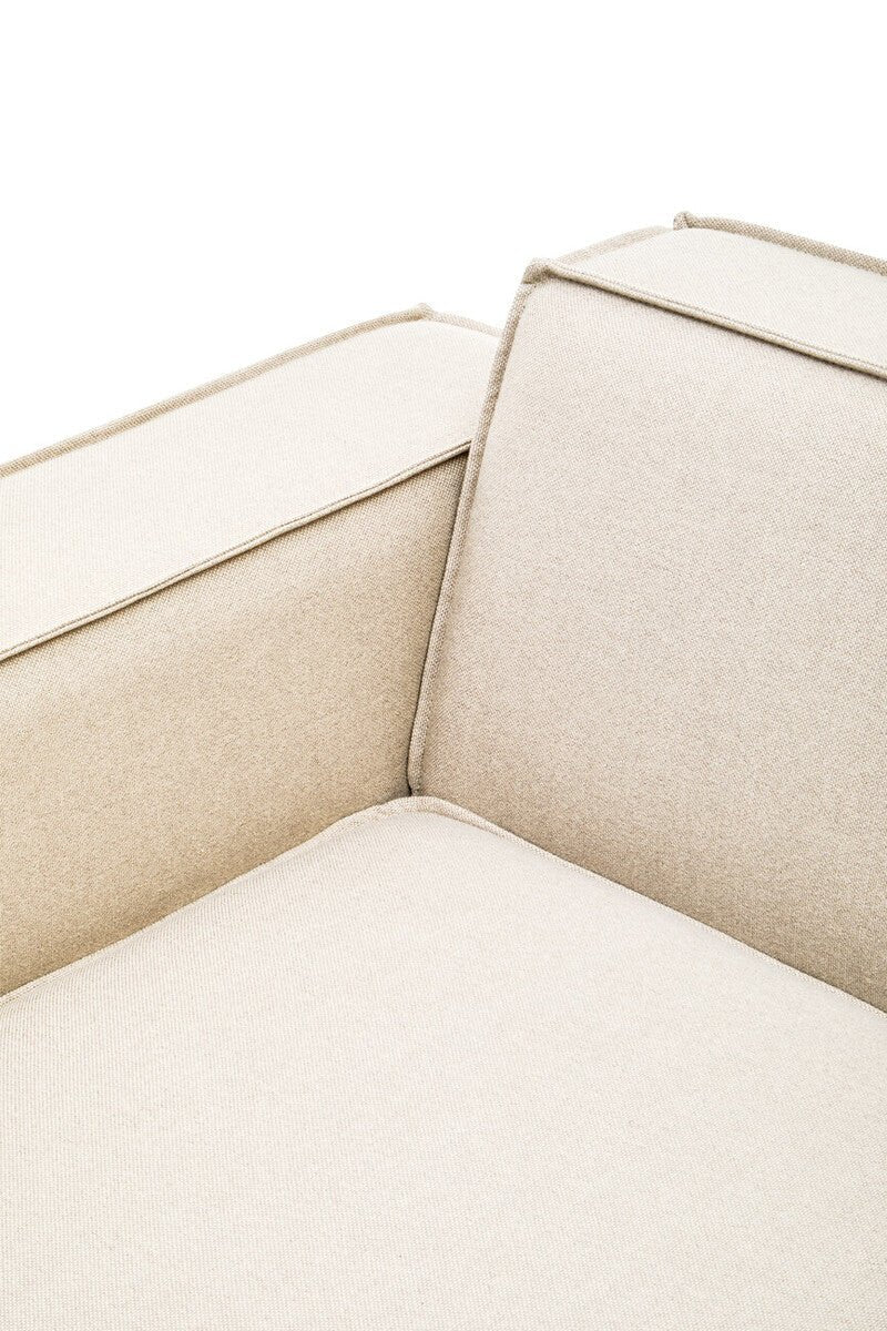 Toulouse Cream Fabric Left Arm Modular Sofa - Bargainia.com - 