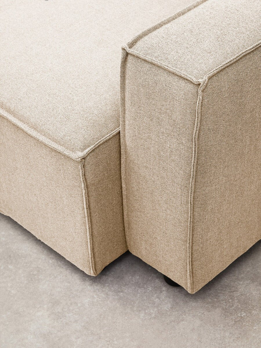 Toulouse Cream Fabric Right Arm Modular Sofa - Bargainia.com - 