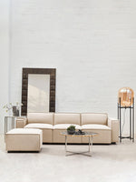 Toulouse Cream Fabric Right Arm Modular Sofa - Bargainia.com - 