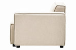 Toulouse Cream Fabric Right Arm Modular Sofa - Bargainia.com - 