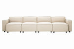 Toulouse Cream Fabric Right Arm Modular Sofa - Bargainia.com - 