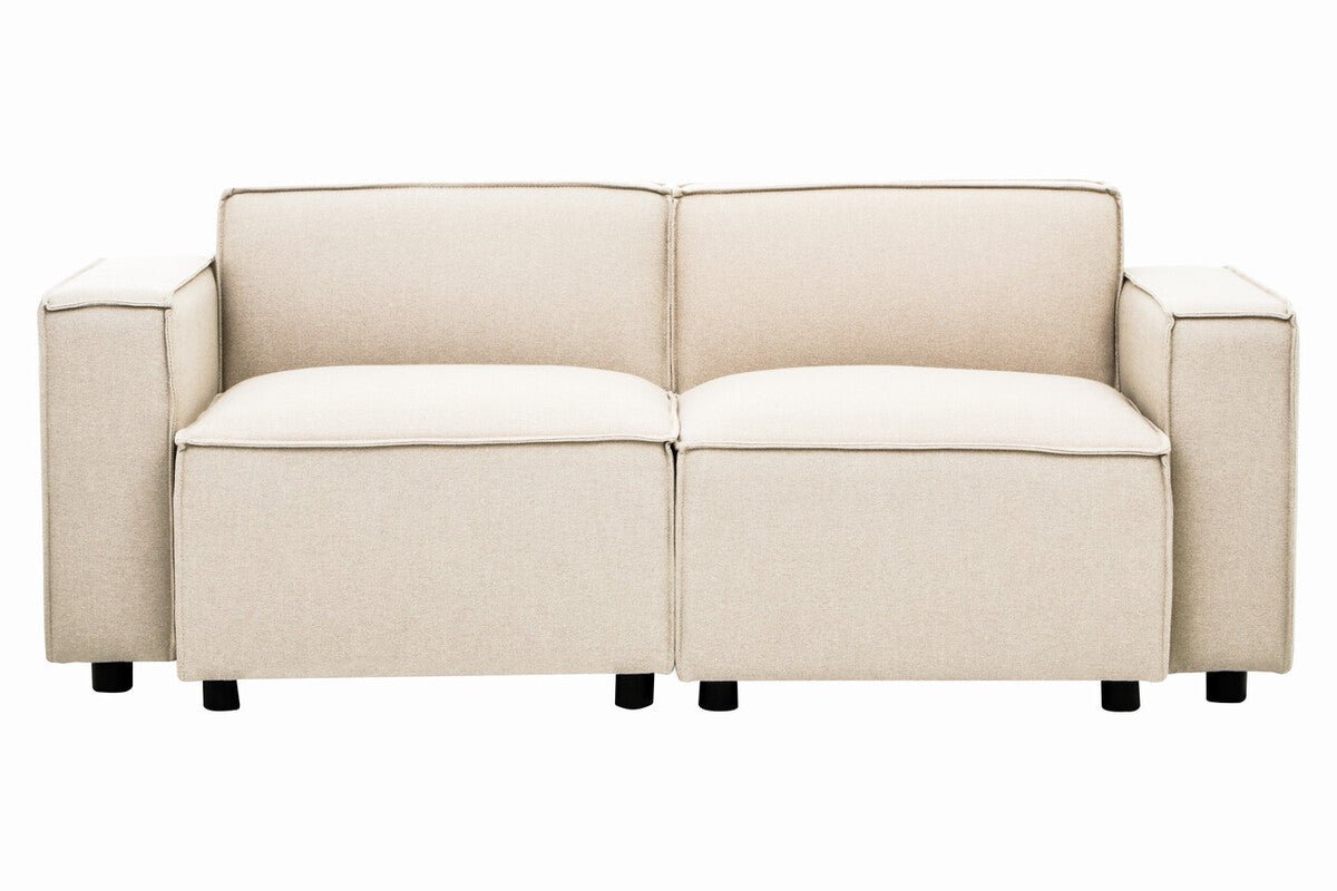 Toulouse Cream Fabric Right Arm Modular Sofa - Bargainia.com - 
