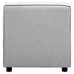 Toulouse Grey Fabric Armless Modular Sofa - Bargainia.com - 