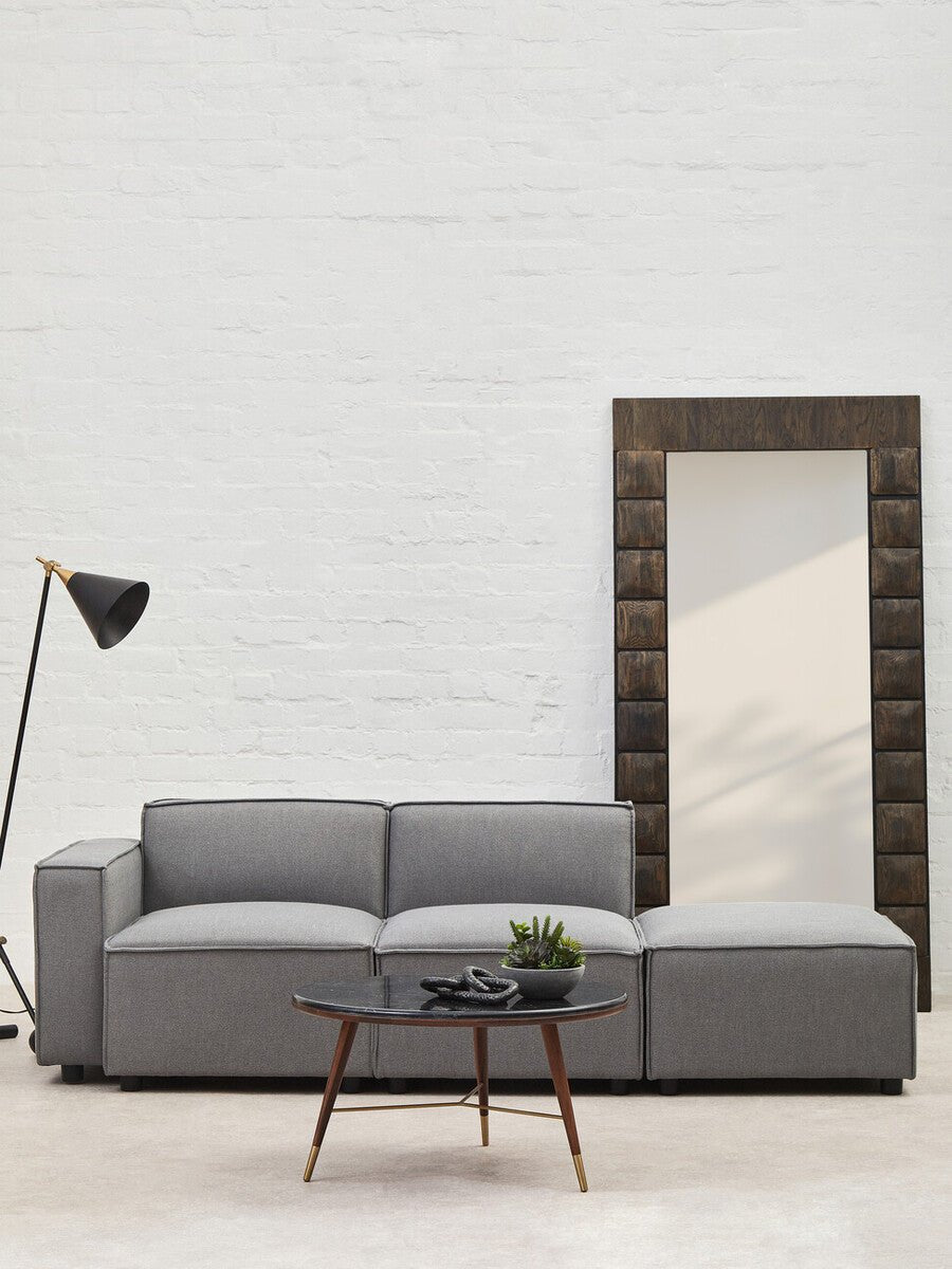 Toulouse Grey Fabric Left Arm Modular Sofa - Bargainia.com - 