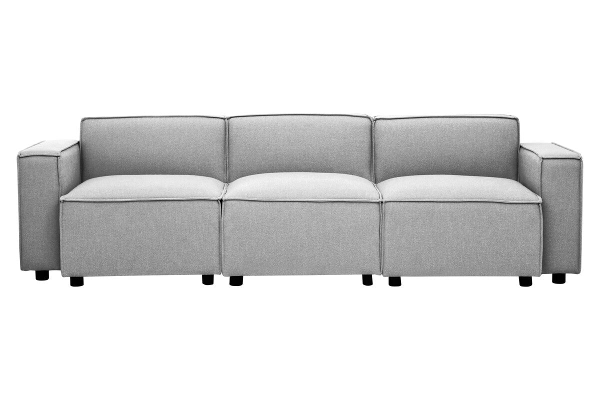 Toulouse Grey Fabric Left Arm Modular Sofa - Bargainia.com - 
