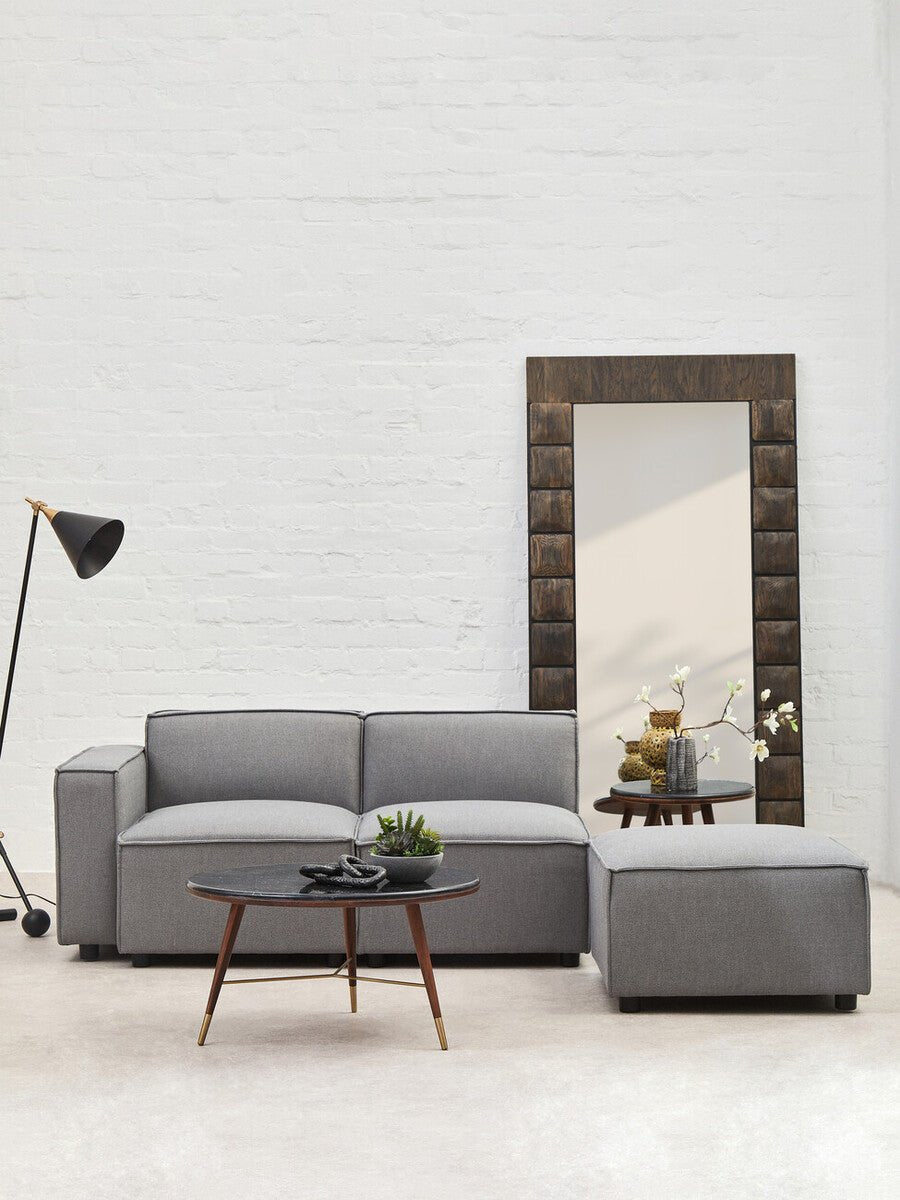 Toulouse Grey Fabric Left Arm Modular Sofa - Bargainia.com - 