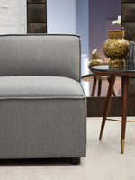 Toulouse Grey Fabric Left Arm Modular Sofa - Bargainia.com - 