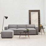 Toulouse Grey Fabric Left Arm Modular Sofa - Bargainia.com - 