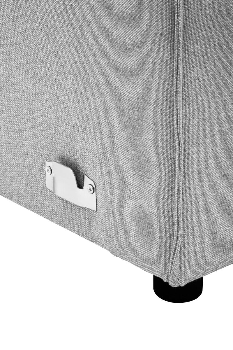 Toulouse Grey Fabric Right Arm Modular Sofa - Bargainia.com - 