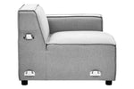 Toulouse Grey Fabric Right Arm Modular Sofa - Bargainia.com - 