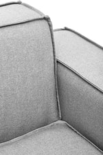 Toulouse Grey Fabric Right Arm Modular Sofa - Bargainia.com - 