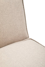 Toulouse Natural Fabric Armless Modular Sofa - Bargainia.com - 