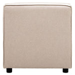 Toulouse Natural Fabric Armless Modular Sofa - Bargainia.com - 