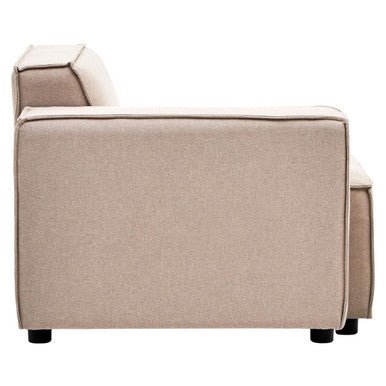 Toulouse Natural Fabric Left Arm Modular Sofa - Bargainia.com - 