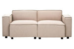 Toulouse Natural Fabric Left Arm Modular Sofa - Bargainia.com - 