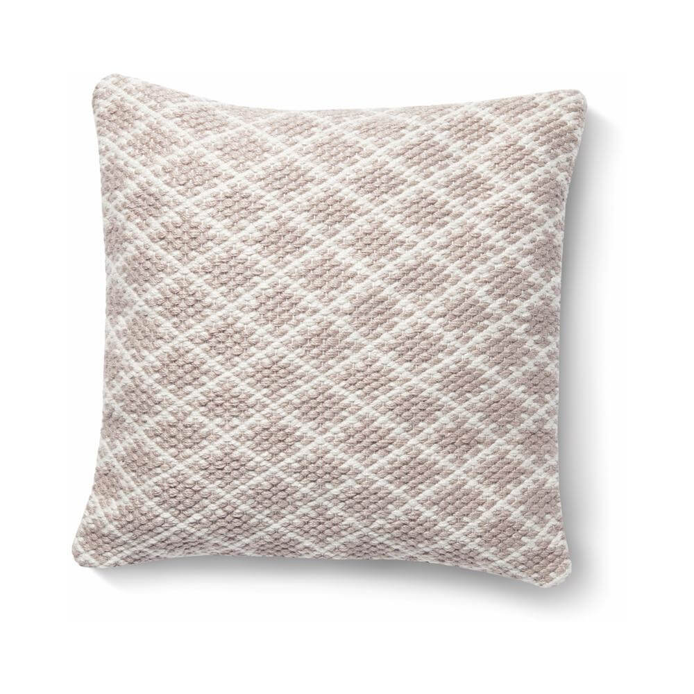 Trellis Design Woven Cushion - Bargainia.com - 5026134540613 - HWTREC_NATURL_045X045